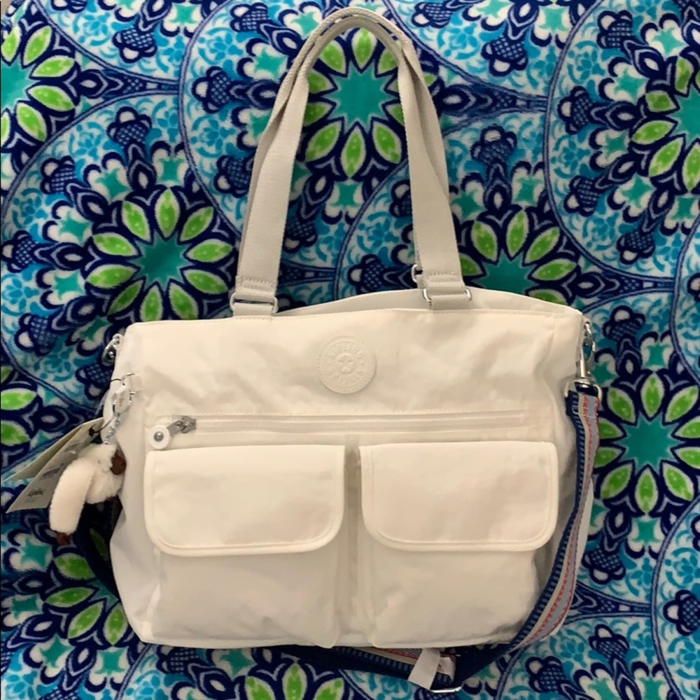 Kipling White Pia Tote - Picture 2 of 8